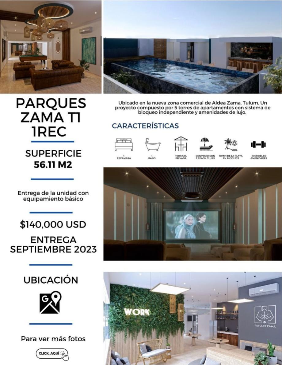 Imagen de departamento en venta en aldea zama, tulum, quintana roo