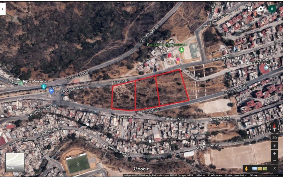 Imagen de terreno en renta en los remedios, naucalpan de juárez, estado de méxico