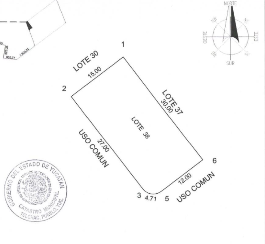 Imagen de terreno en venta en chicxulub puerto, progreso, yucatán