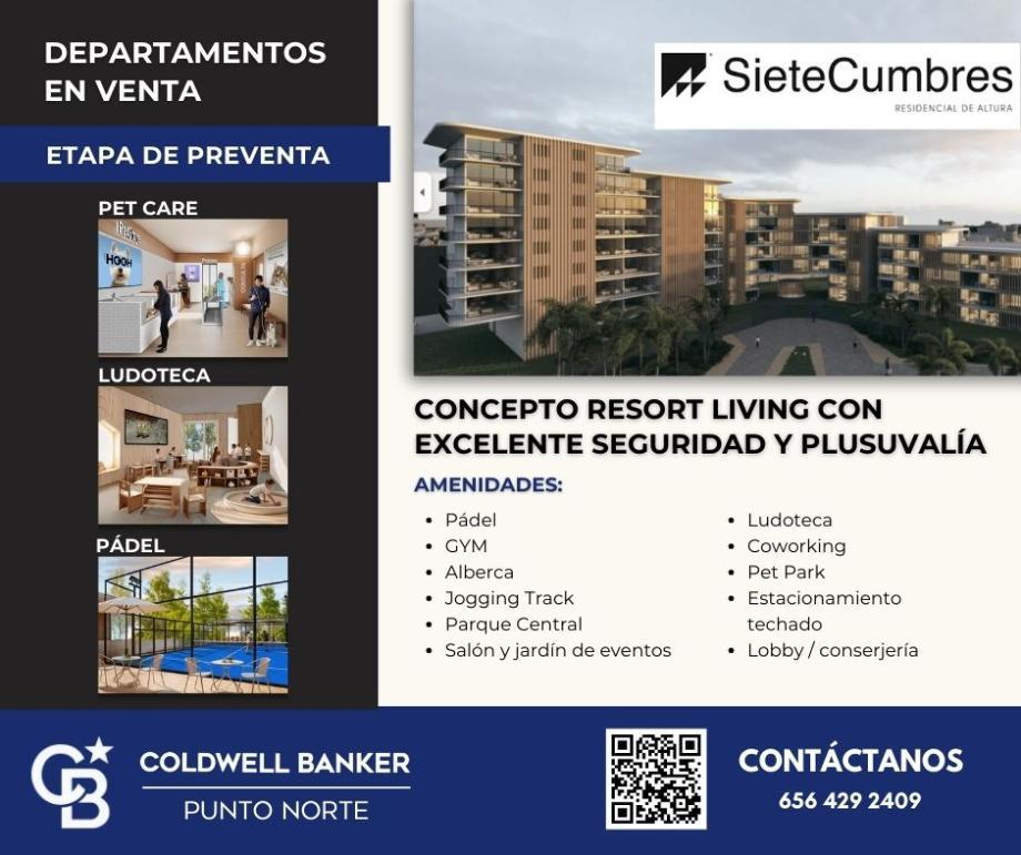 Imagen de departamento en venta en quintas de san josé, juárez, chihuahua