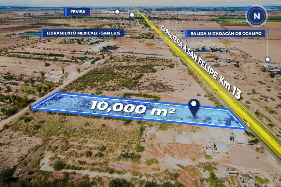 Imagen de terreno en venta en cerro prieto 2, mexicali, baja california