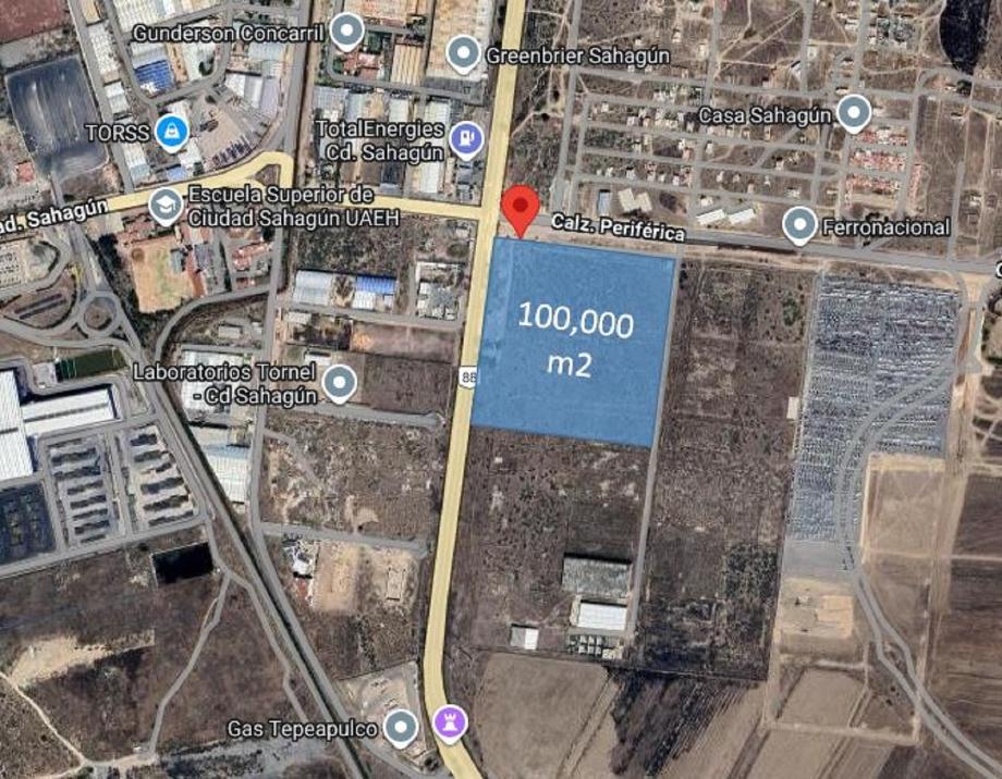 Imagen de terreno en venta en parque industrial, tepeapulco, hidalgo