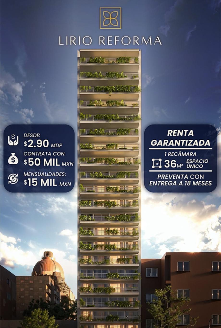 Imagen de departamento en venta en tabacalera, cuauhtémoc, ciudad de méxico