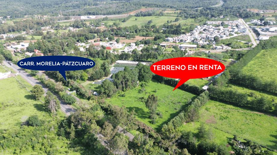 Imagen de terreno en renta en el zapote, pátzcuaro, michoacán de ocampo