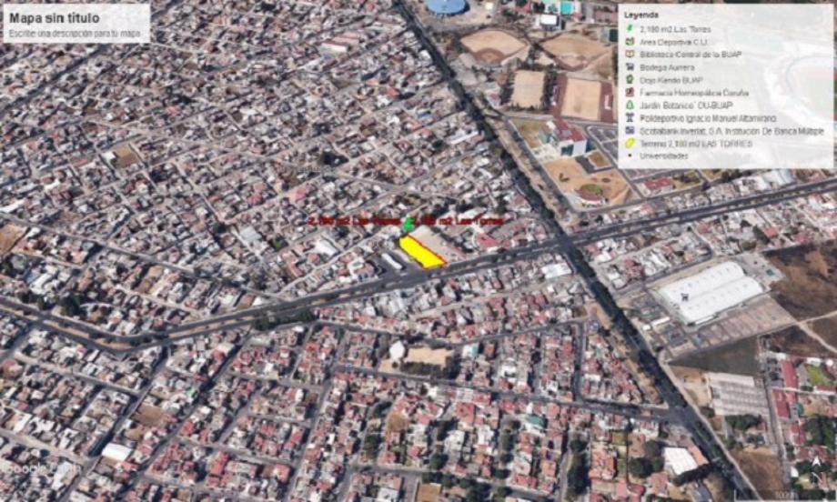 Imagen de terreno en renta en las torres, puebla, puebla
