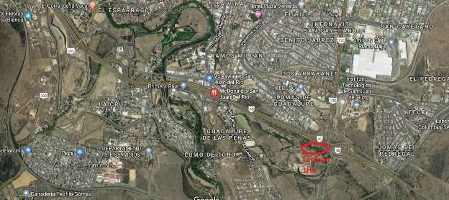 Imagen de terreno en venta en guadalupe, san juan del río, querétaro