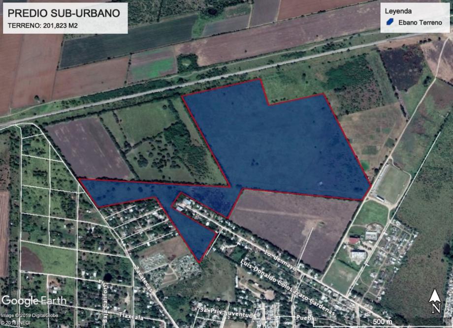 Imagen de terreno en venta en aviación, ebano, san luis potosí