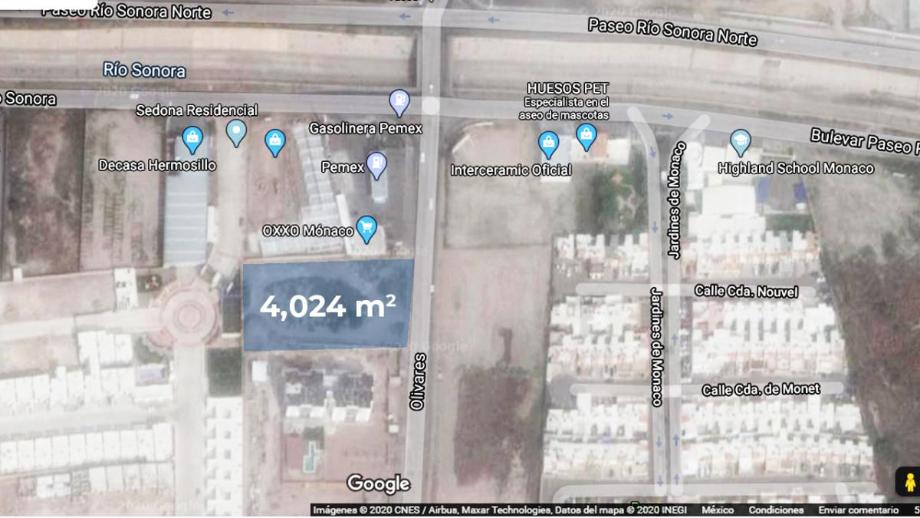 Imagen de terreno en venta en jardines de mónaco, hermosillo, sonora