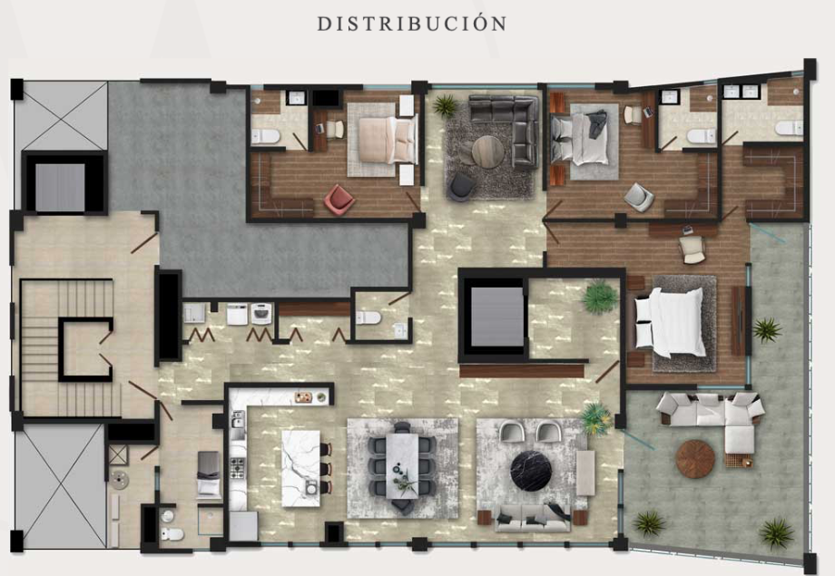 Imagen de departamento en venta en contry, monterrey, nuevo león