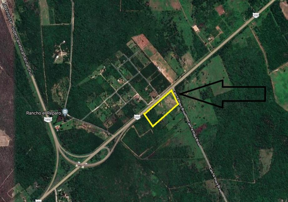 Imagen de terreno en renta en playa brasil, salina cruz, oaxaca