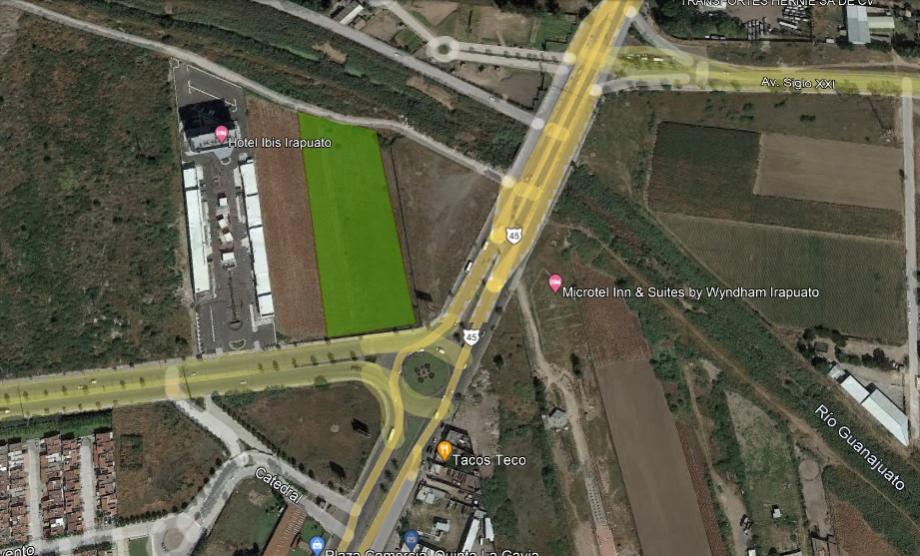 Imagen de terreno en renta en valle real, irapuato, guanajuato