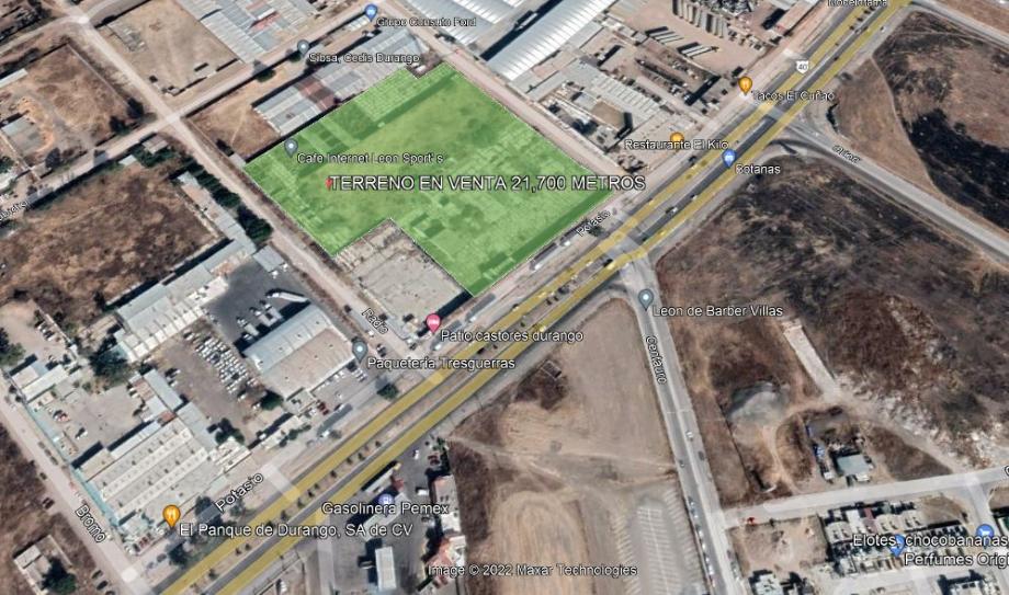 Imagen de terreno en venta en ciudad industrial, durango, durango