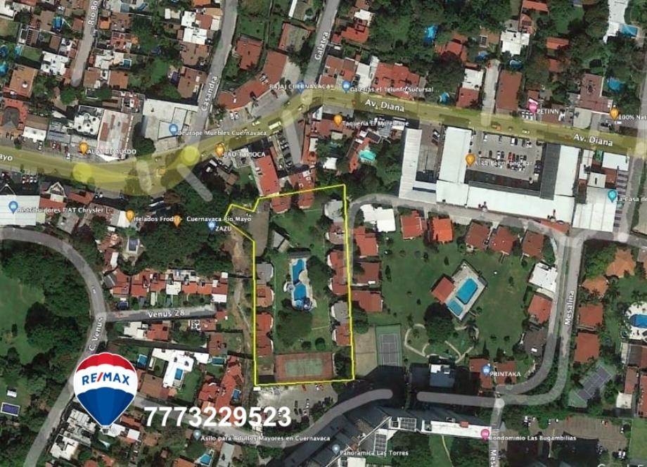 Imagen de terreno en venta en delicias, cuernavaca, morelos