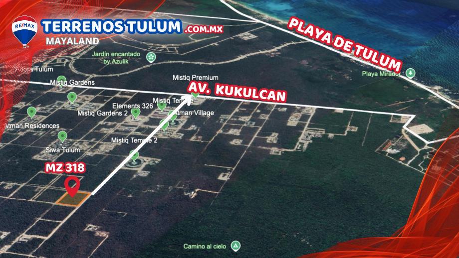 Imagen de terreno en venta en tulum centro, tulum, quintana roo