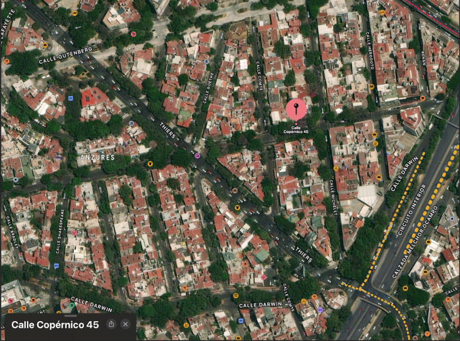 Imagen de terreno en venta en anzures, miguel hidalgo, ciudad de méxico