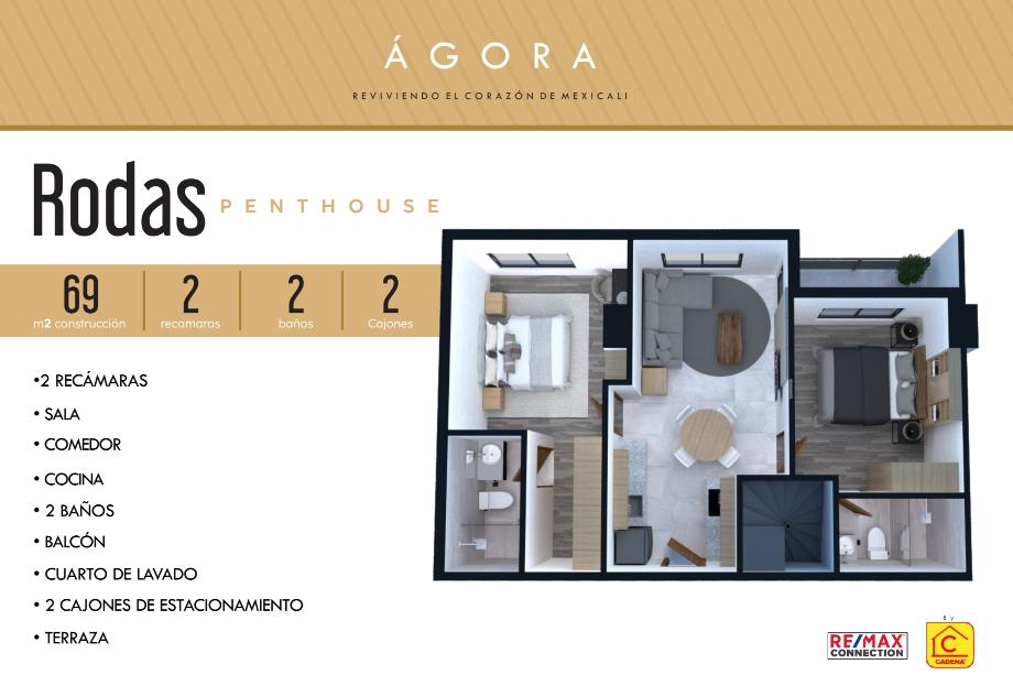 Imagen de departamento en venta en centro cívico, mexicali, baja california