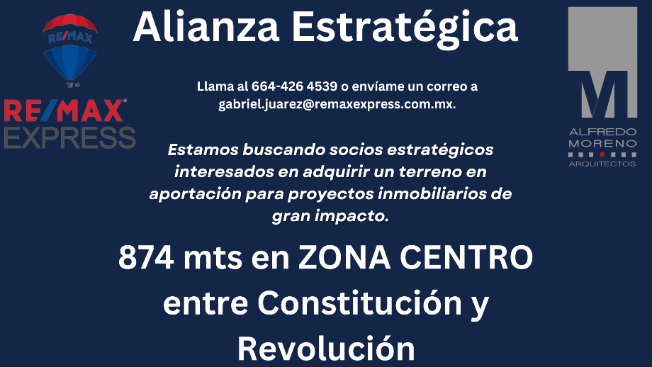 Imagen de terreno en venta en zona centro, tijuana, baja california