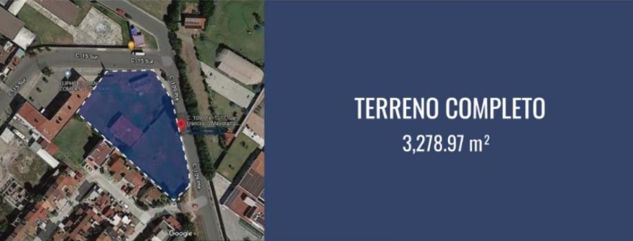 Imagen de terreno en renta en san francisco mayorazgo, puebla, puebla
