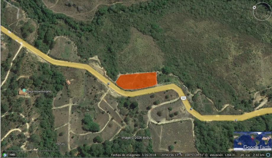 Imagen de terreno en venta en la estancia de landeros, san sebastián del oeste, jalisco