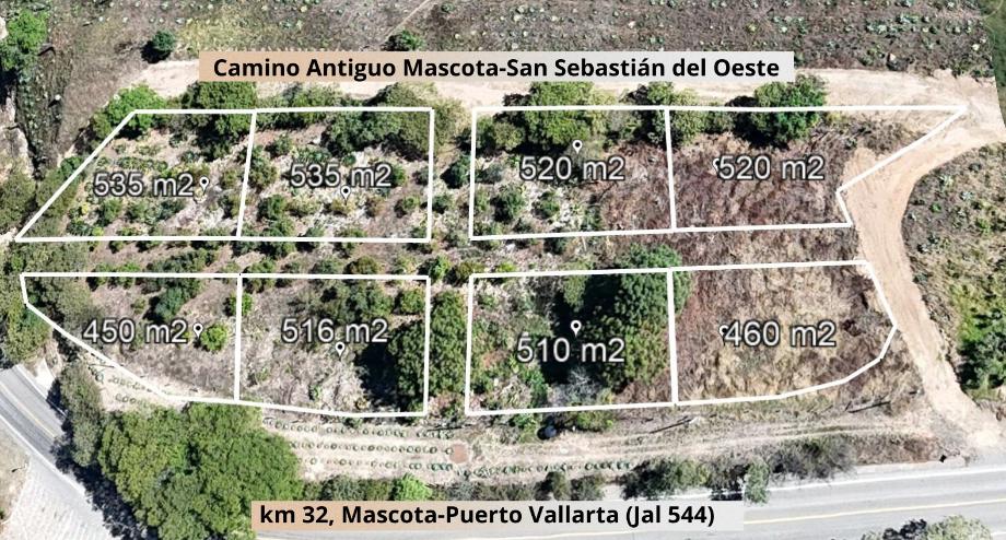 Imagen de terreno en venta en la estancia de landeros, san sebastián del oeste, jalisco