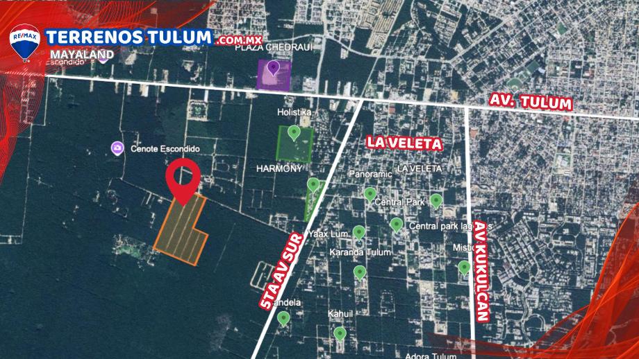 Imagen de terreno en venta en tulum centro, tulum, quintana roo