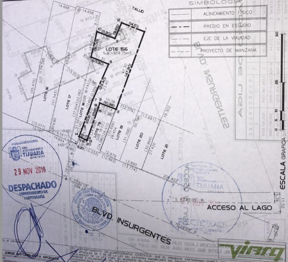 Imagen de terreno en renta en zona este, tijuana, baja california