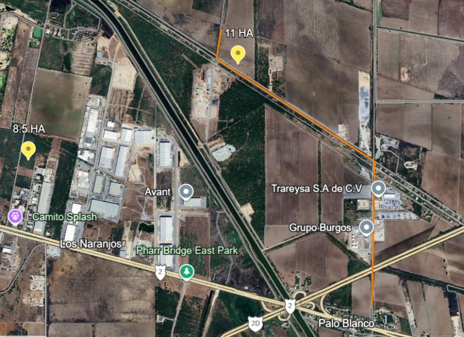 Imagen de terreno en renta en santa ana, reynosa, tamaulipas