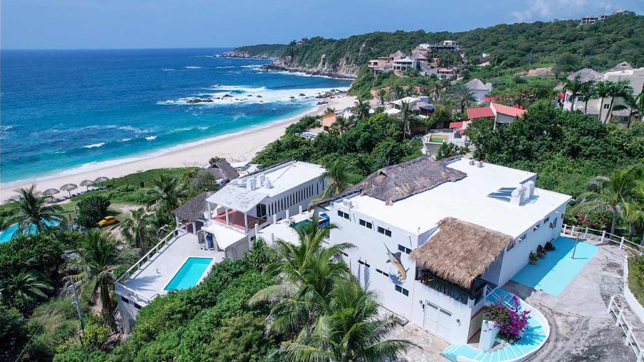 Imagen de casa en venta en barra de cuatunalco, san pedro pochutla, oaxaca