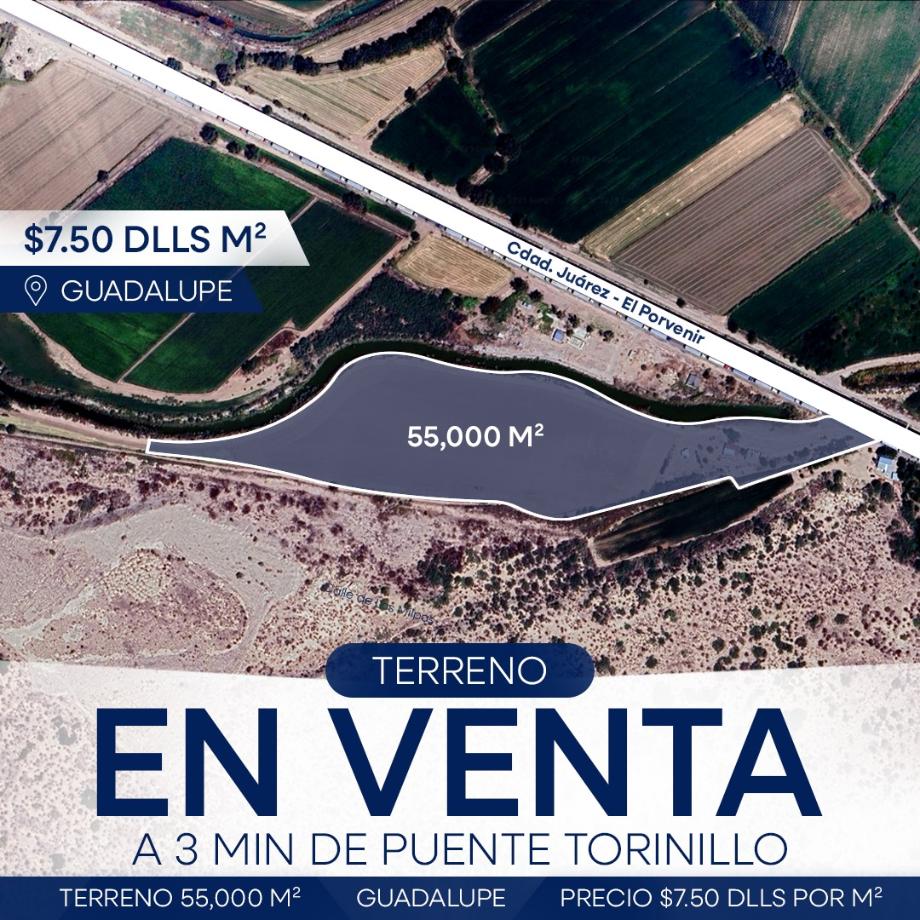 Imagen de terreno en venta en acebuches, guadalupe, chihuahua