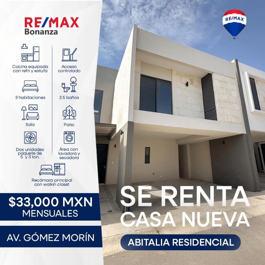 Imagen de casa en renta en alcázar capri i, juárez, chihuahua