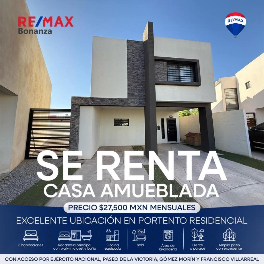 Imagen de casa en renta en santa catalina, juárez, chihuahua
