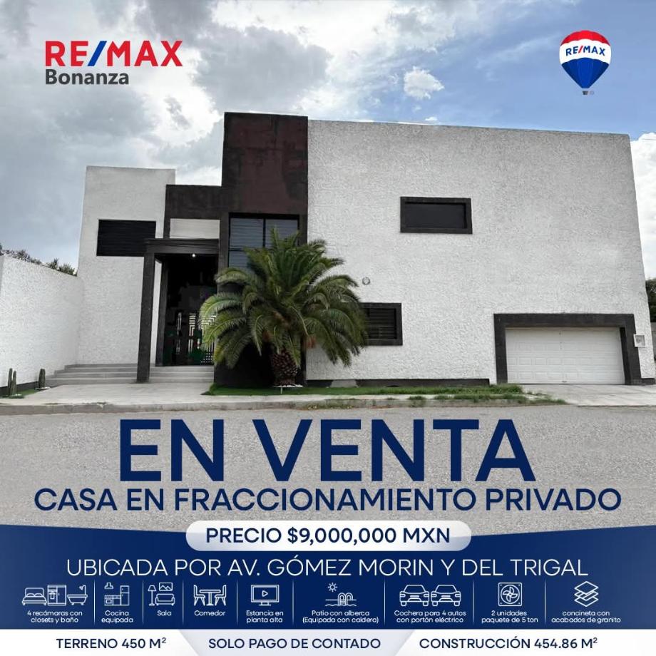 Imagen de casa en venta en rincones de santa rita, juárez, chihuahua