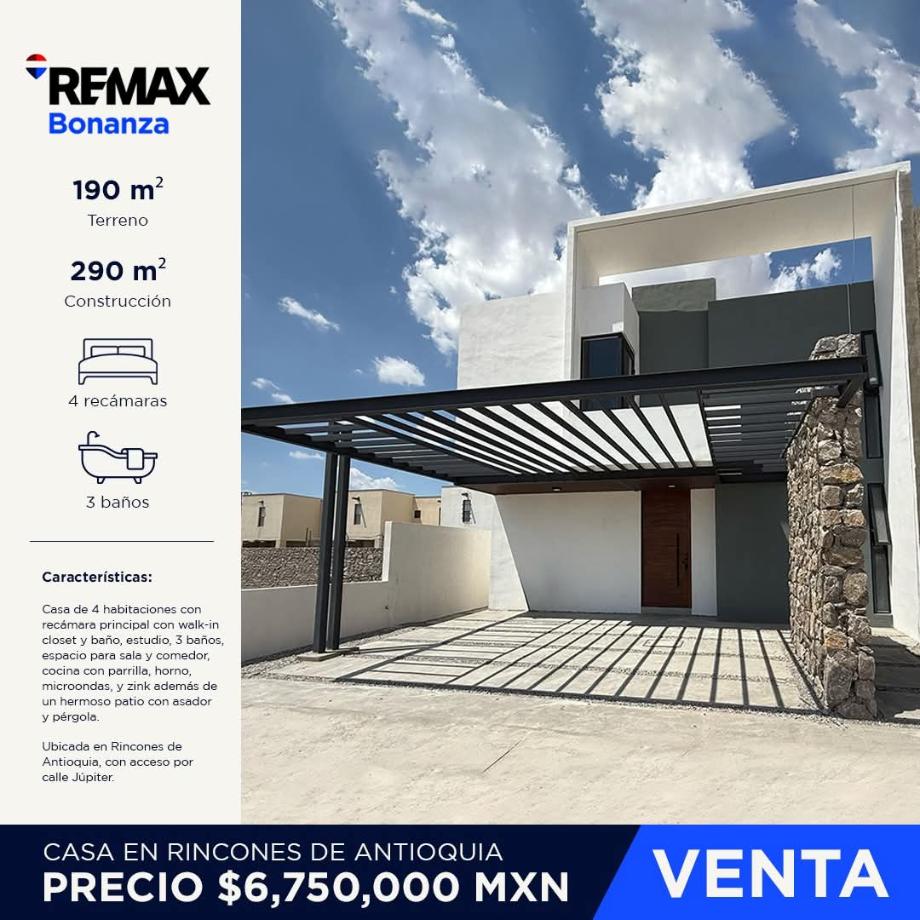 Imagen de casa en venta en rincones del valle, juárez, chihuahua