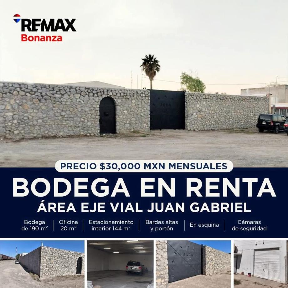 Imagen de bodega en renta en buendía (san antonio), juárez, chihuahua