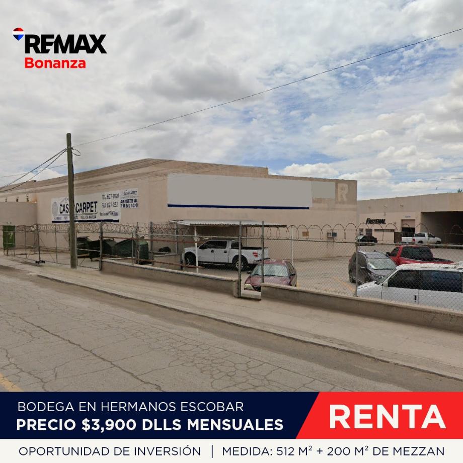 Imagen de bodega en renta en condesa, juárez, chihuahua