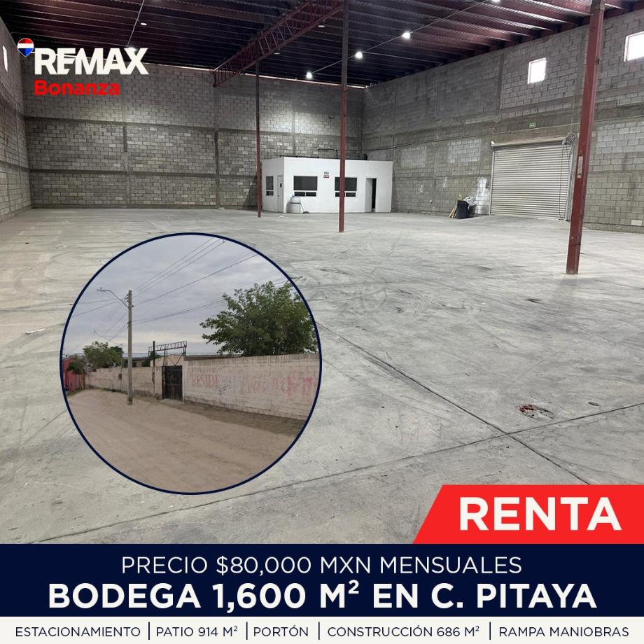 Imagen de bodega en renta en granjero, juárez, chihuahua