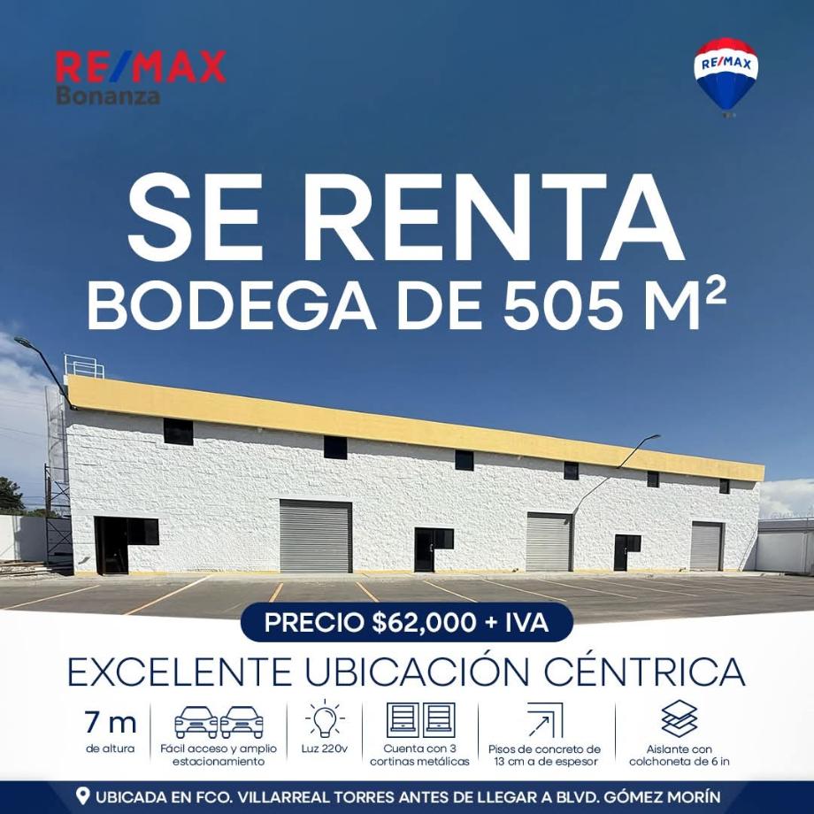 Imagen de bodega en renta en real del sol ii, juárez, chihuahua