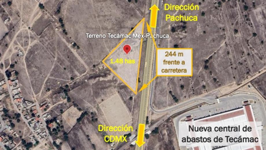 Imagen de terreno en renta en santa maría ajoloapan, tecámac, estado de méxico