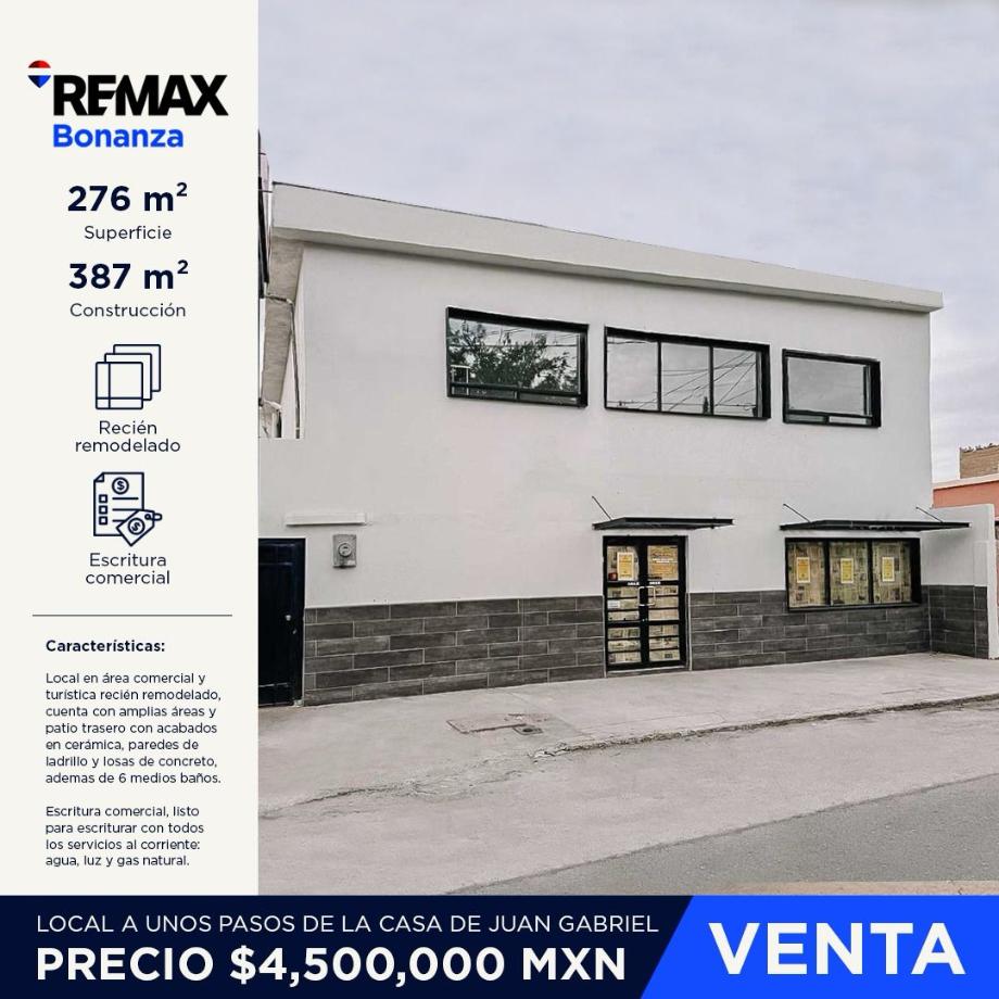 Imagen de local en venta en partido romero, juárez, chihuahua