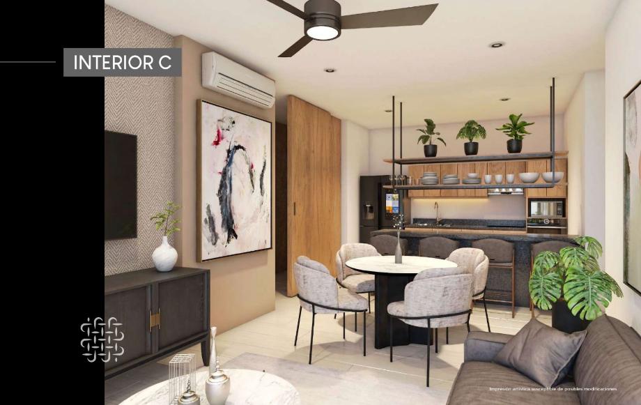 Imagen de departamento en venta en santa gertrudis copo, mérida, yucatán