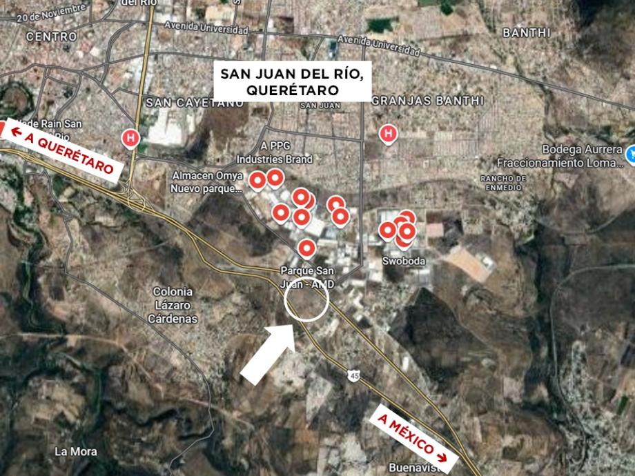 Imagen de terreno en venta en palmillas, san juan del río, querétaro