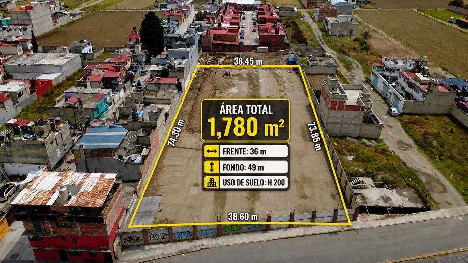 Imagen de terreno en renta en san felipe tlalmimilolpan, toluca, estado de méxico
