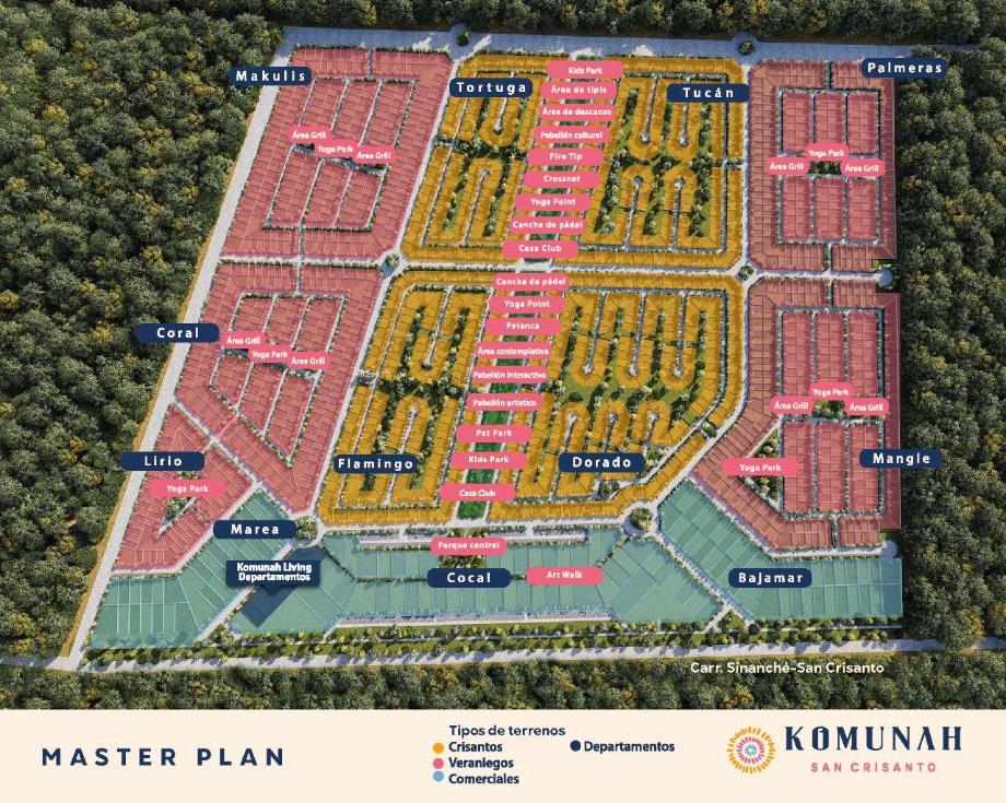 Imagen de terreno en venta en san crisanto, sinanché, yucatán
