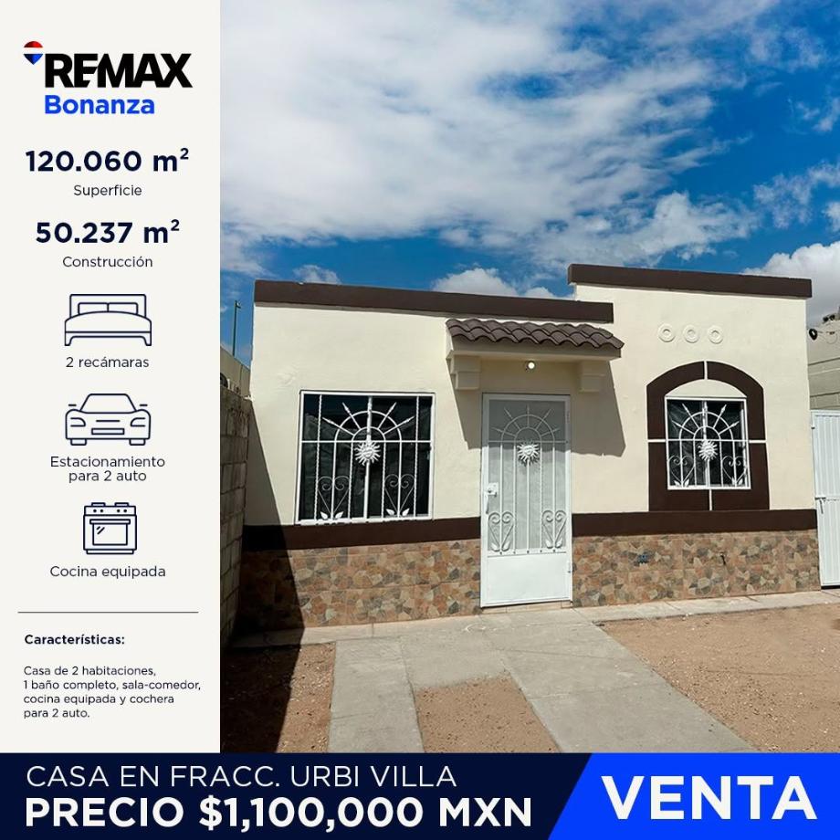 Imagen de casa en venta en urbivilla bonita, juárez, chihuahua