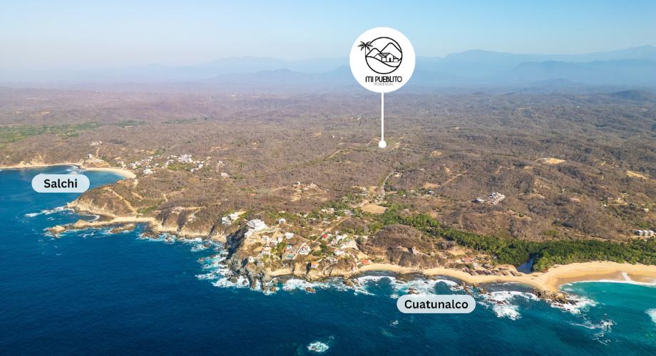 Imagen de terreno en venta en barra de cuatunalco, san pedro pochutla, oaxaca