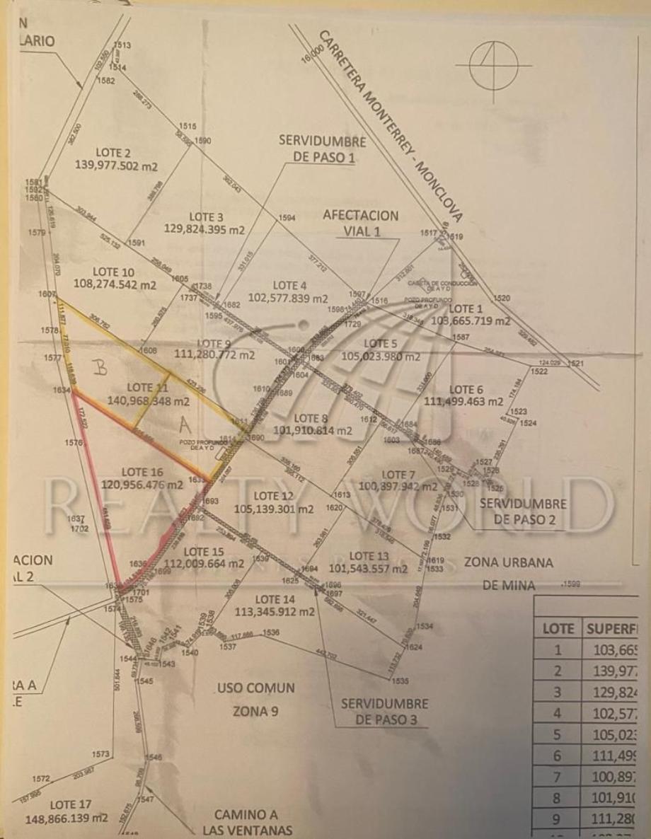 Imagen de terreno en venta en california, monclova, coahuila de zaragoza