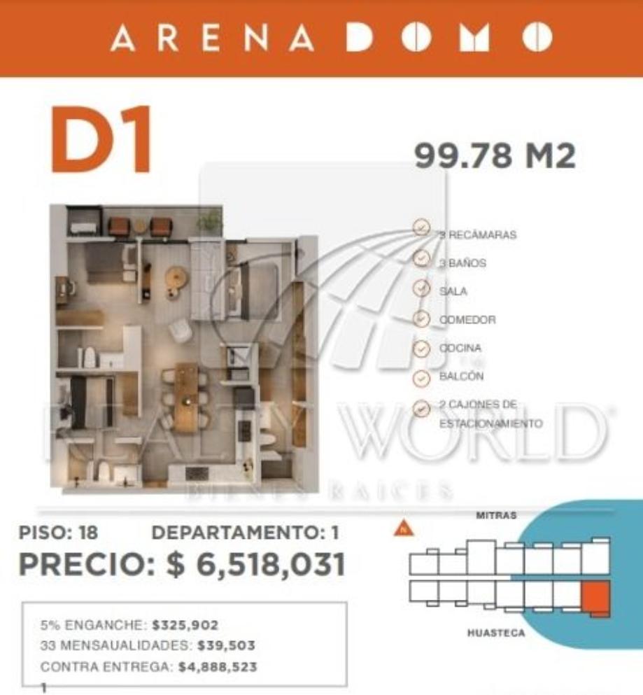 Imagen de departamento en venta en el lechugal, santa catarina, nuevo león