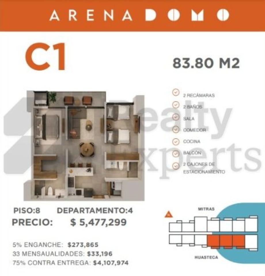 Imagen de departamento en venta en el lechugal, santa catarina, nuevo león