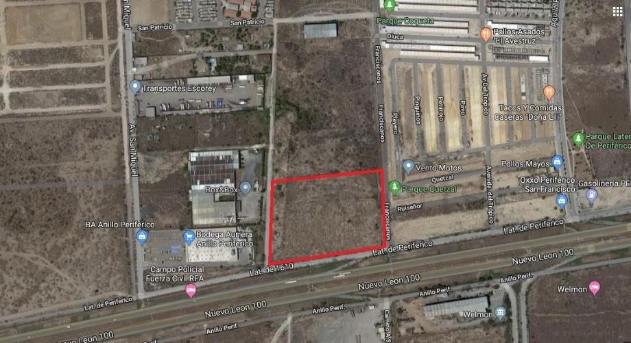 Imagen de terreno en renta en villas de san francisco, general escobedo, nuevo león