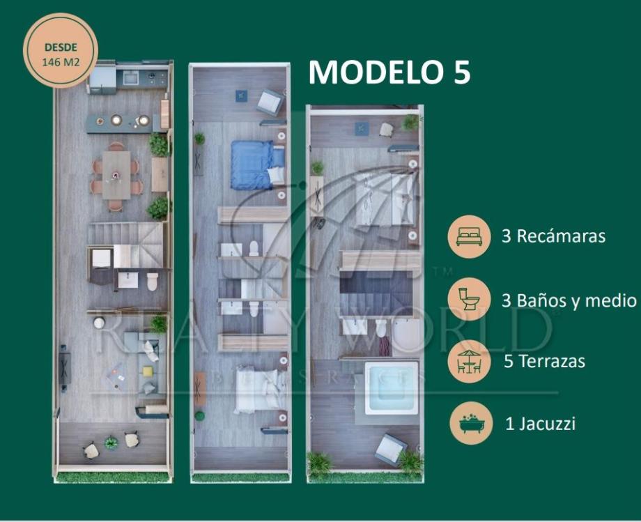 Imagen de departamento en venta en xcunyá, mérida, yucatán